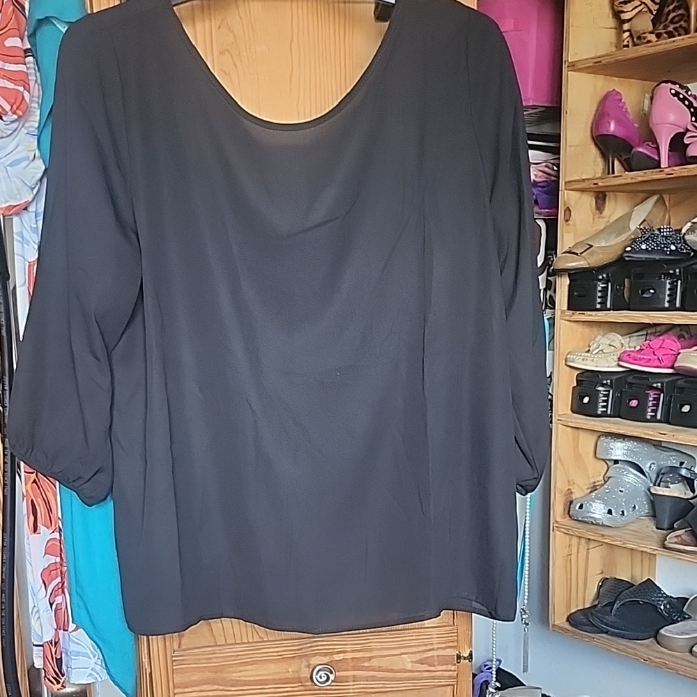 Chic Black Women's Blouse